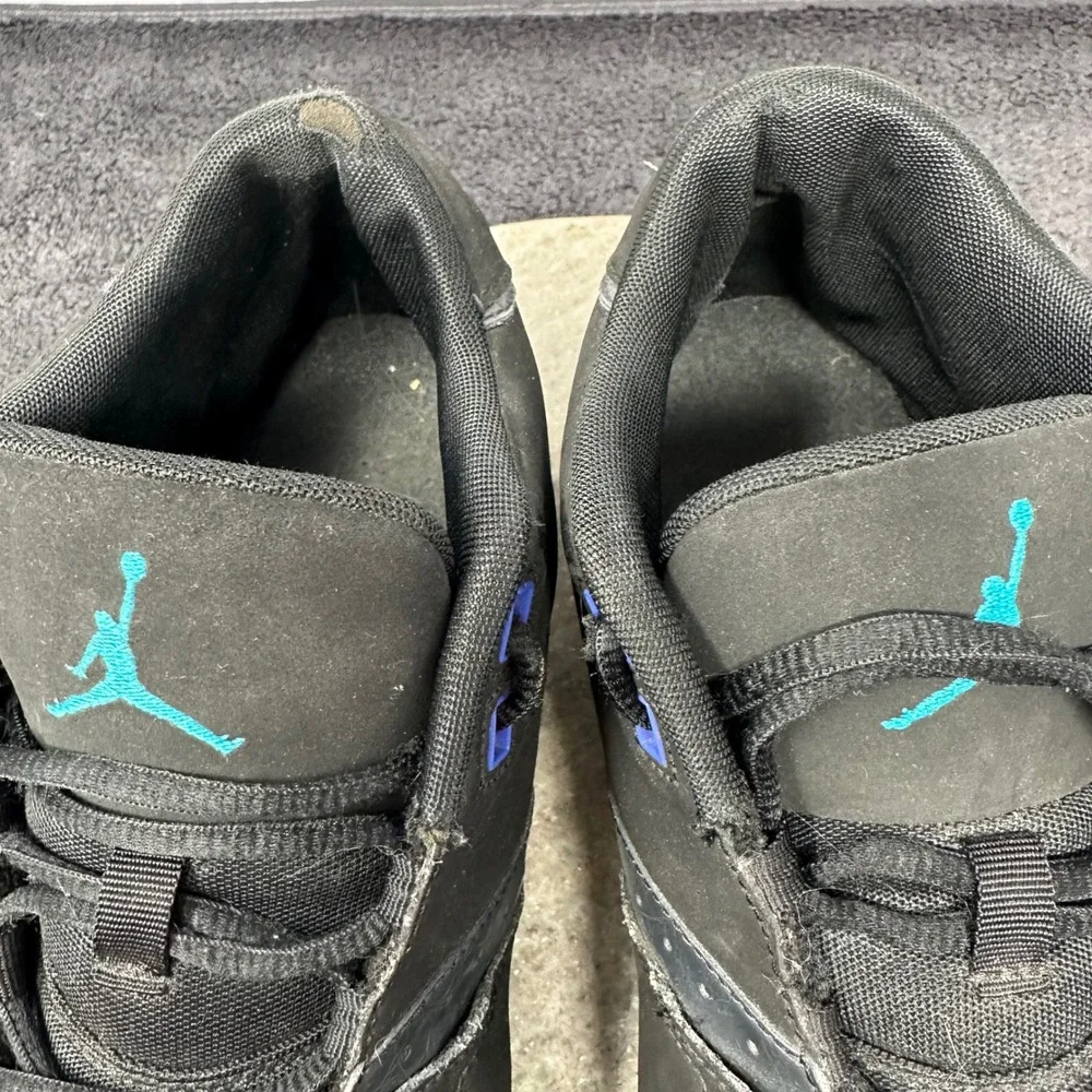 Jordan Flight 23 Mens Basketball Shoes Size 9.5 Black Teal Purple 317820-013